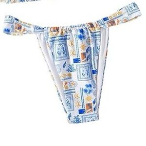 Colorful Patterned Bikini Set